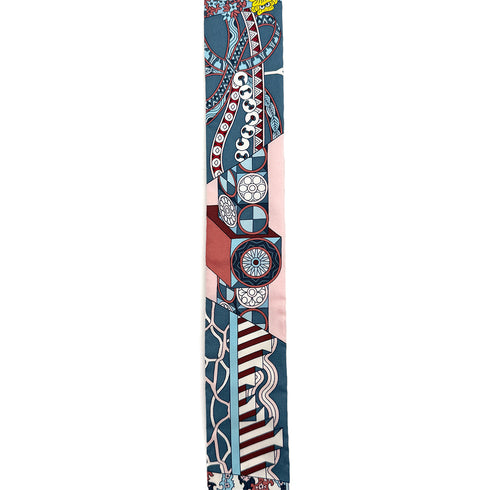 HERMES TWILLY DE'L OMBRELLE AUX DUE SCARF MULTICOLOR SILK 90292098 - PURPOSE