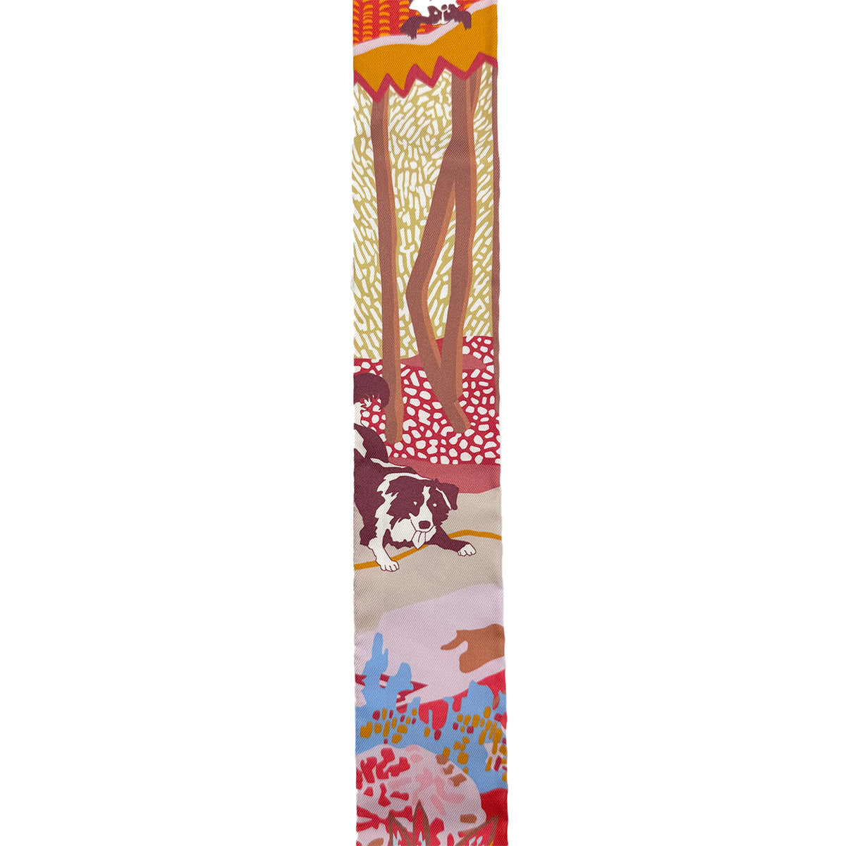 HERMES TWILLY EN LIBERTE SCARF MULTICOLOR SILK 90292099