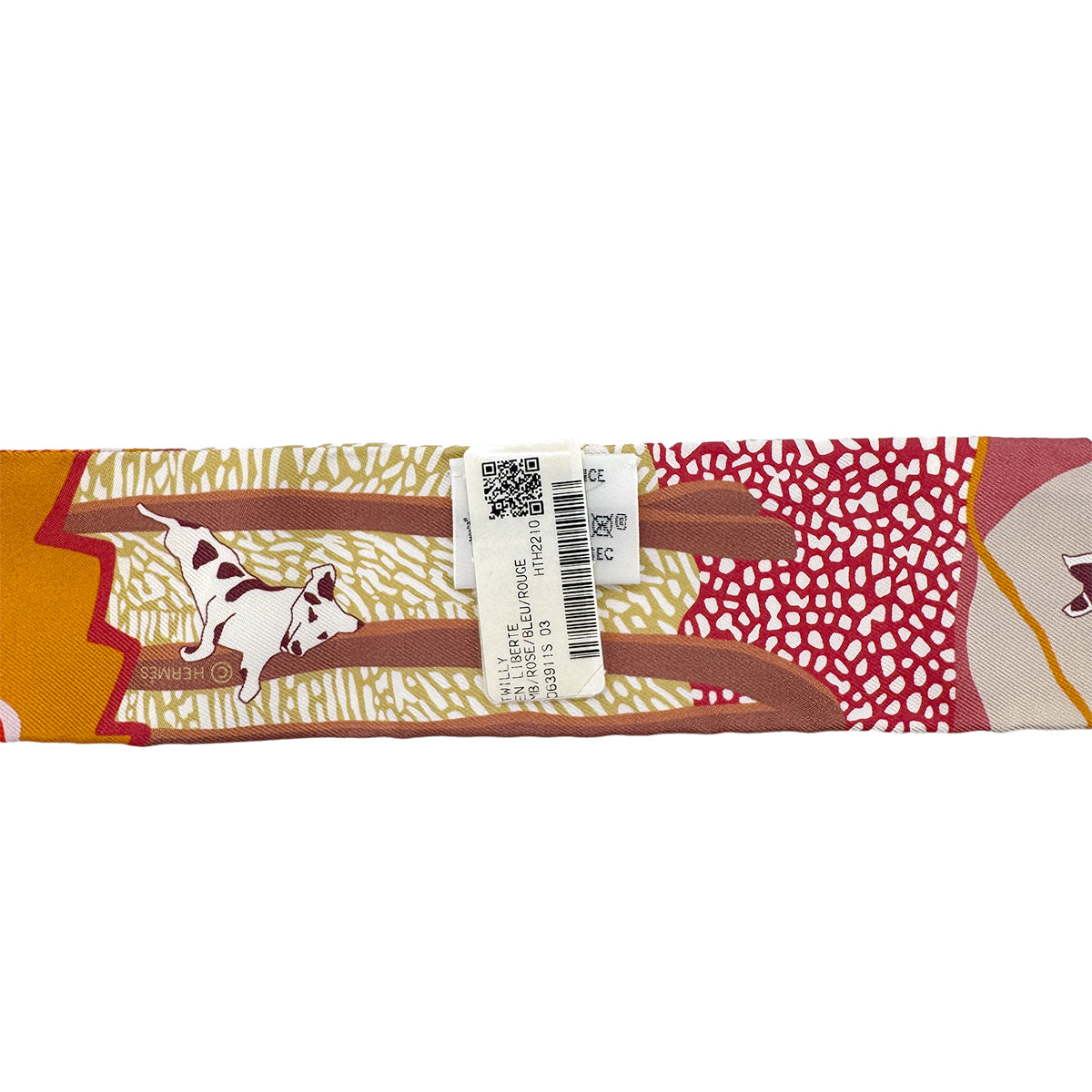 HERMES TWILLY EN LIBERTE SCARF MULTICOLOR SILK 90292099