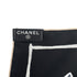 CHANEL SCARF COCOMARK LOGO PATTERN BALCK SILK 90292107 - PURPOSE