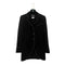 CHANEL VINTAGE JACKET COCO BUTTON BLACK WOOL 36 96C RTW 90292113 - PURPOSE