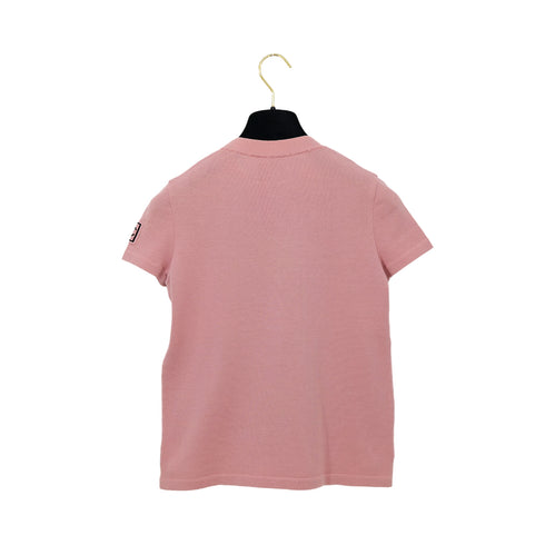 CHANEL VINTAGE COCOMARK LOGO HALF SLEEVE TOPS PINK COTTON 38 03A RTW 90292115 - PURPOSE