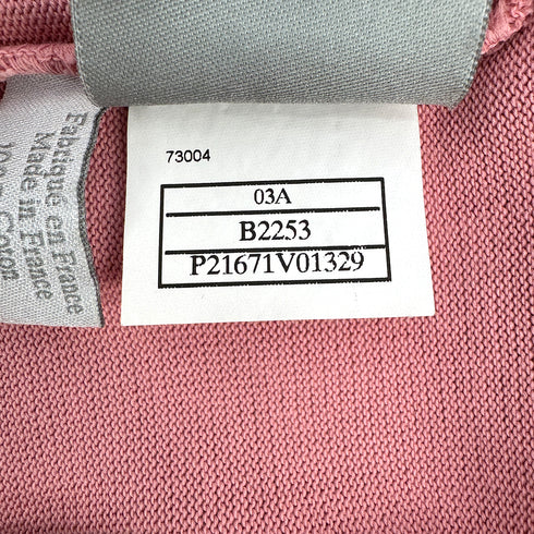 CHANEL VINTAGE COCOMARK LOGO HALF SLEEVE TOPS PINK COTTON 38 03A RTW 90292115 - PURPOSE