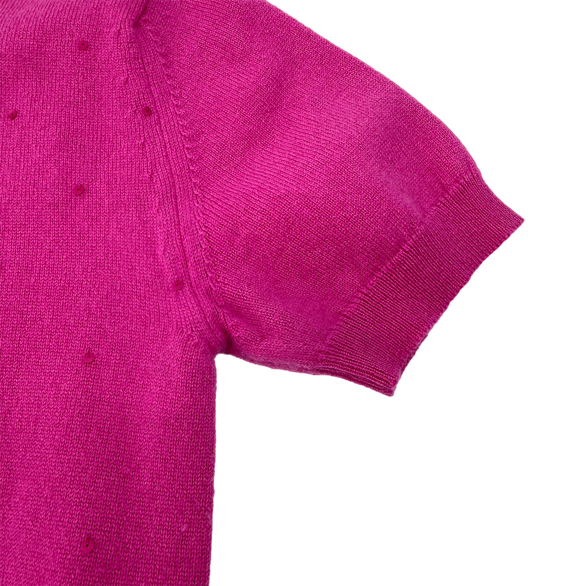 CHANEL COCO BUTTON TWIN SET CARDIGAN 1996 FALL PINK CASHMERE 40 96A RTW 90292118