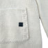 CHANEL COCOMARK ZIP KNIT JACKET WHITE BLACK LINE WOOL 36 06A RTW 90292119