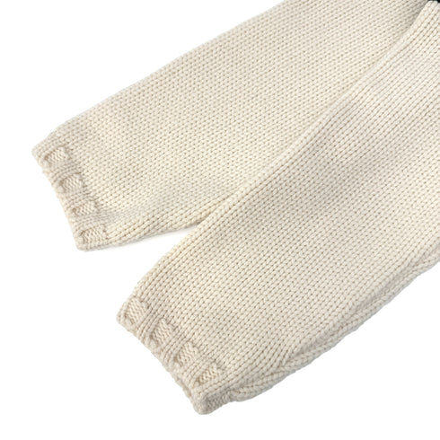 CHANEL COCOMARK ZIP KNIT JACKET WHITE BLACK LINE WOOL 36 06A RTW 90292119