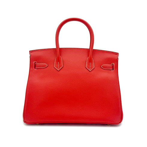 HERMES CANDY BIRKIN 30 ROSE JAIPUR GOLD VEAU EPSOM HAND BAG □P GHW 90292485 - PURPOSE