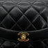 CHANEL VINTAGE DIANA SMALL CHAIN SHOULDER BAG BLACK LAMB SKIN 90292486 - PURPOSE