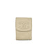 CHANEL VINTAGE COCOMARK CIGARETTE CASE WHITE BEIGE LAMB SKIN 90292490 - PURPOSE