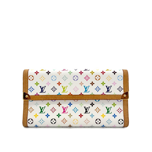 LOUIS VUITTON MONOGRAM MULTICOLOR PORTE TRESOR INTERNATIONAL WALLET M92659 90292492 - PURPOSE