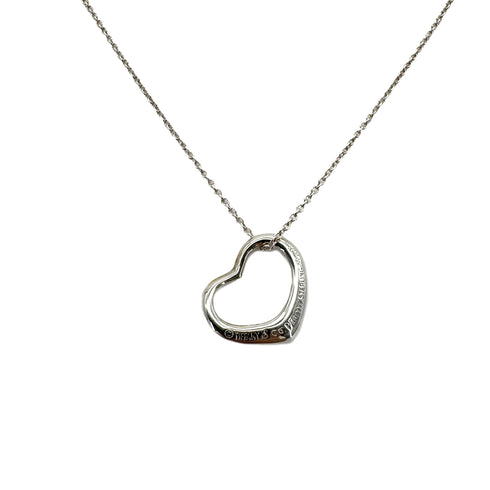 TIFFANY&Co. NECKLACE OPEN HEART 16MM SILVER925 ACCESSORY 90292702 - PURPOSE