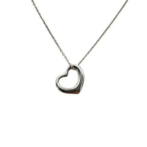 TIFFANY&Co. NECKLACE OPEN HEART 16MM SILVER925 ACCESSORY 90292707 - PURPOSE