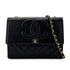 CHANEL VINTAGE BIG COCO MATELASSE CHAIN SHOULDER BAG BLACK LAMB SKIN 90292736 - PURPOSE