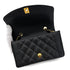 CHANEL VINTAGE DIANA SMALL CHAIN SHOULDER BAG BLACK CAVIAR SKIN 90292737 - PURPOSE