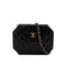 CHANEL VINTAGE MATELASSE OCTAGON CHAIN SHOULDER BAG BLACK LAMB SKIN 90292740 - PURPOSE