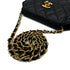 CHANEL VINTAGE MATELASSE OCTAGON CHAIN SHOULDER BAG BLACK LAMB SKIN 90292740 - PURPOSE