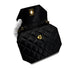 CHANEL VINTAGE MATELASSE OCTAGON CHAIN SHOULDER BAG BLACK LAMB SKIN 90292740 - PURPOSE