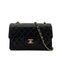CHANEL VINTAGE CLASSIC FLAP SMALL CHAIN SHOULDER BAG BLACK LAMB SKIN 90292741 - PURPOSE