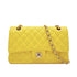 CHANEL CLASSIC FLAP MEDIUM CHAIN SHOULDER BAG YELLOW LAMB SKIN 90292742 - PURPOSE