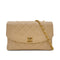 CHANEL VINTAGE MATELASSE CHAIN SHOULDER BAG BEIGE CAVIAR SKIN 90292750 - PURPOSE