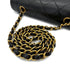 CHANEL VINTAGE DIANA SMALL CHAIN SHOULDER BAG BLACK LAMB SKIN 90292751 - PURPOSE