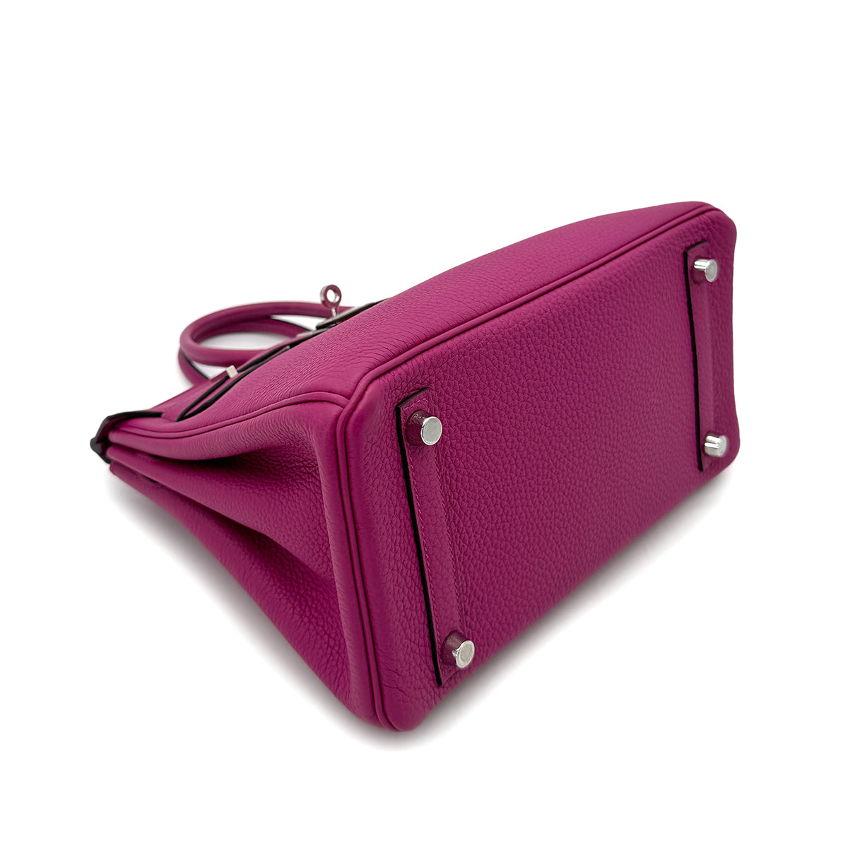 HERMES BIRKIN 25 ROSE PURPLE TOGO HAND BAG C SHW 90292780