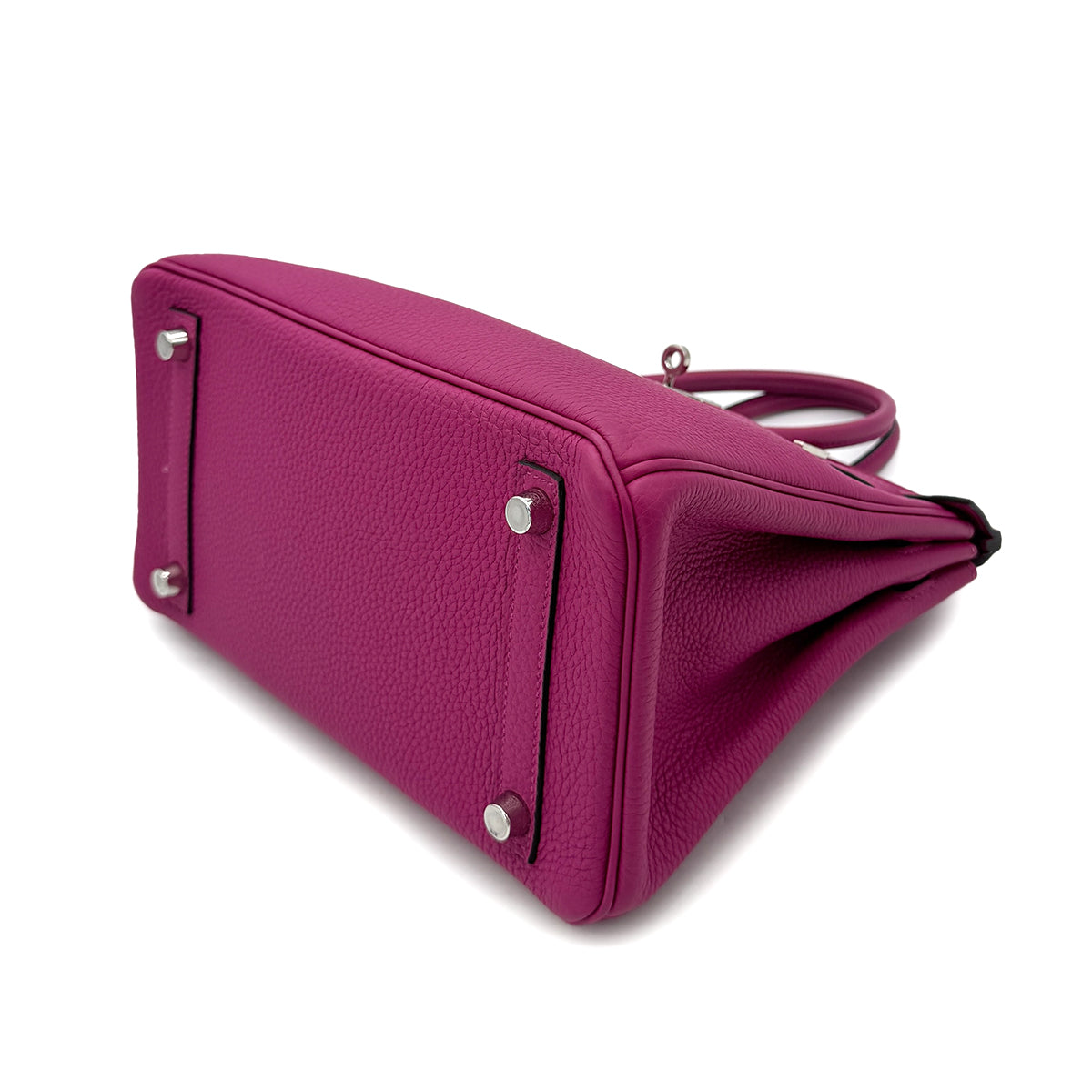 HERMES BIRKIN 25 ROSE PURPLE TOGO HAND BAG C SHW 90292780