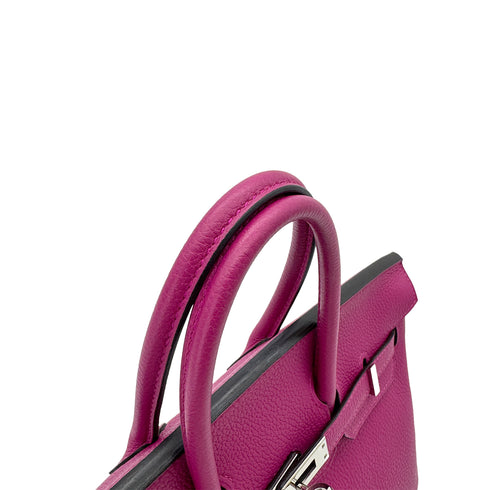 HERMES BIRKIN 25 ROSE PURPLE TOGO HAND BAG C SHW 90292780 - PURPOSE
