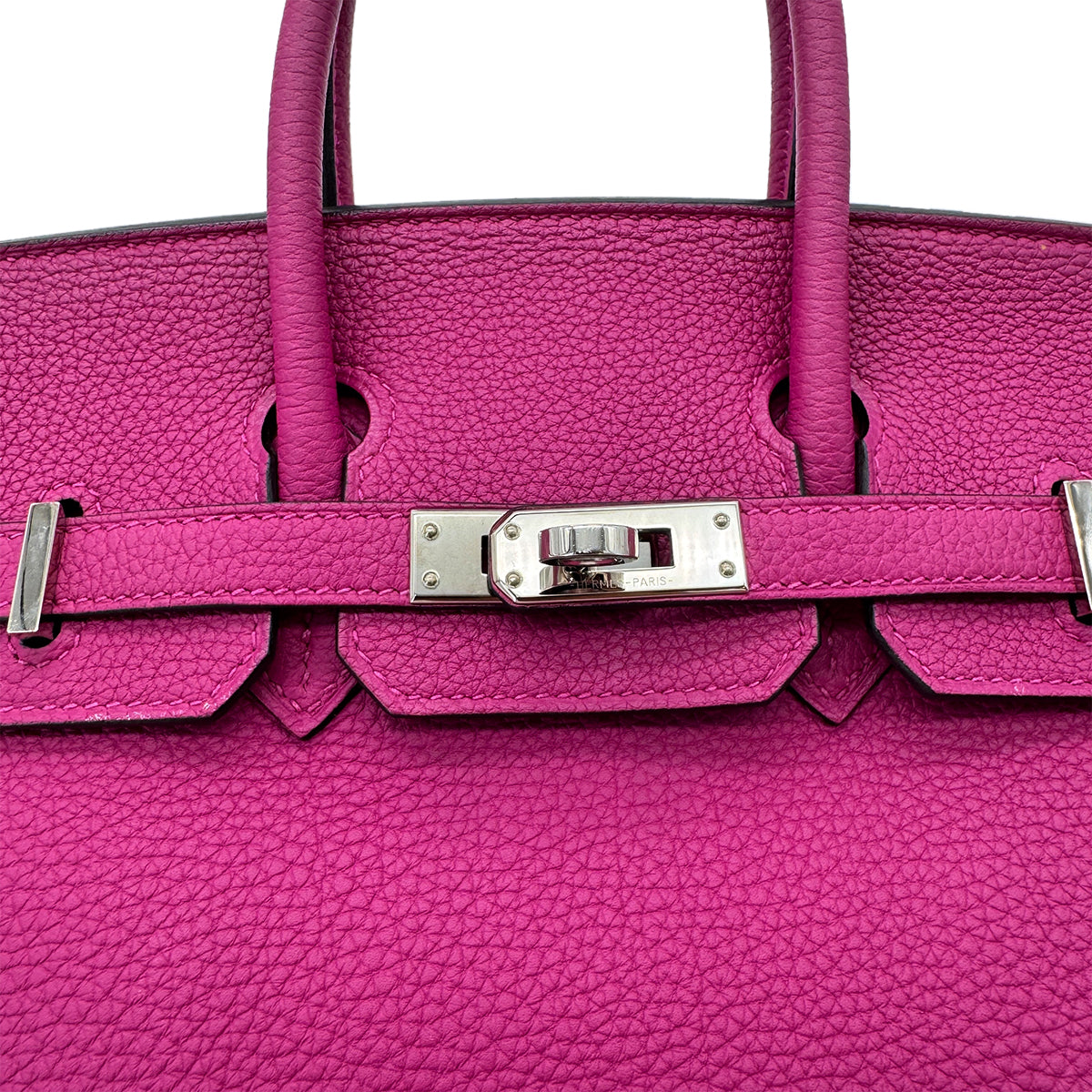 HERMES BIRKIN 25 ROSE PURPLE TOGO HAND BAG C SHW 90292780