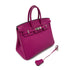 HERMES BIRKIN 25 ROSE PURPLE TOGO HAND BAG C SHW 90292780 - PURPOSE