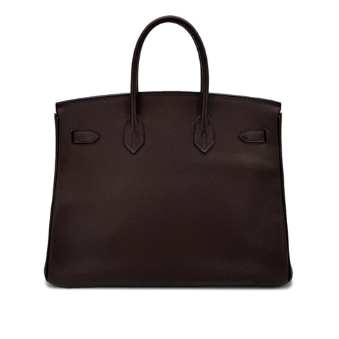 HERMES BIRKIN 35 EBENE VEAU EPSOM HAND BAG □J SHW 90292781 - PURPOSE