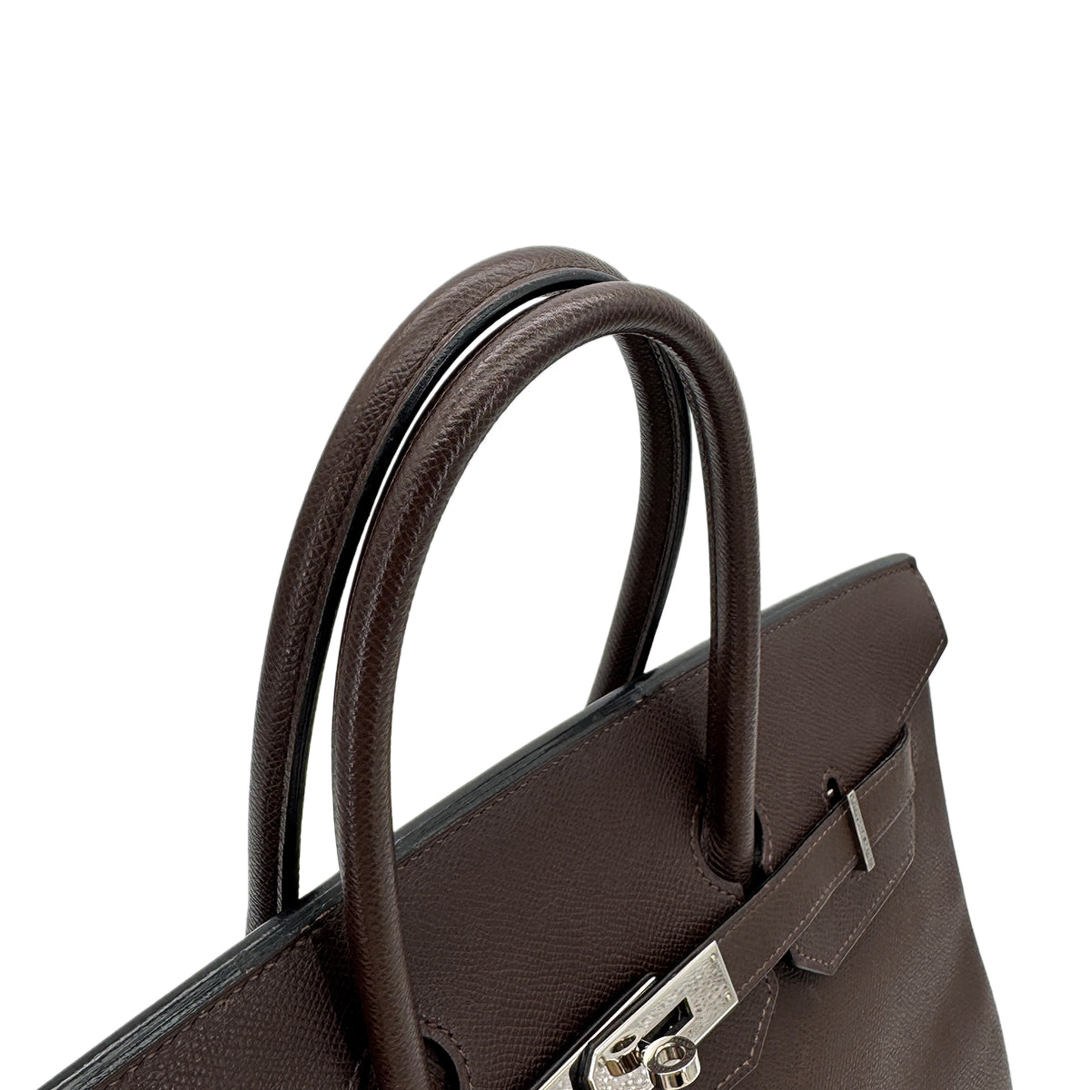 HERMES BIRKIN 35 EBENE VEAU EPSOM HAND BAG □J SHW 90292781