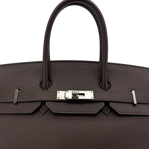 HERMES BIRKIN 35 EBENE VEAU EPSOM HAND BAG □J SHW 90292781 - PURPOSE