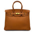 HERMES BIRKIN 35 GOLD TOGO HAND BAG □I GHW 90292787 - PURPOSE