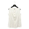 CHANEL VINTAGE SLEEVELESS TOPS WHITE COTTON 42 RTW 90292793