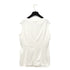 CHANEL VINTAGE SLEEVELESS TOPS WHITE COTTON 42 RTW 90292793