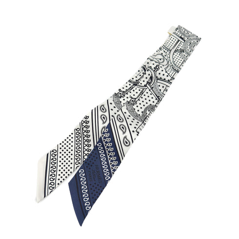 HERMES TWILLY EPERON D'OR SCARF MULTICOLOR SILK 90292794