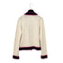 CHANEL COCO BUTTON CARDIGAN IVORY PINK NAVY CASHMERE 36 P62 RTW 90292797