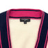 CHANEL COCO BUTTON CARDIGAN IVORY PINK NAVY CASHMERE 36 P62 RTW 90292797