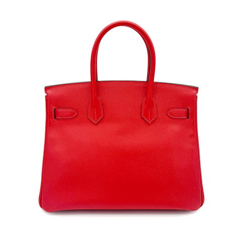 HERMES BIRKIN 30 ROSE JAIPUR EPSOM HAND BAG X GHW 90292801 - PURPOSE