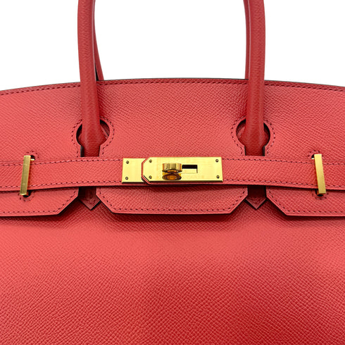 HERMES BIRKIN 30 ROSE JAIPUR EPSOM HAND BAG X GHW 90292801 - PURPOSE