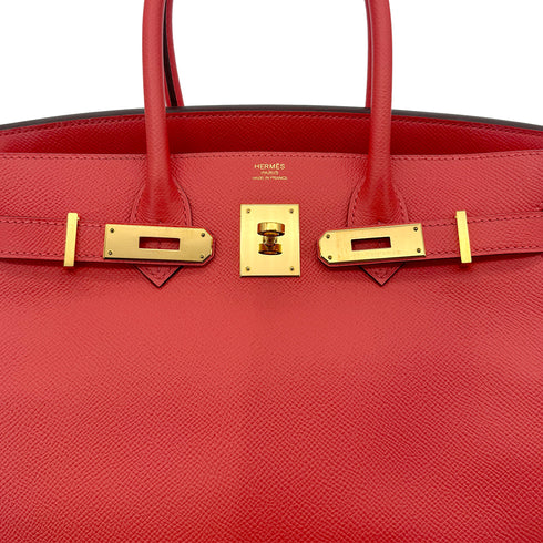 HERMES BIRKIN 30 ROSE JAIPUR EPSOM HAND BAG X GHW 90292801 - PURPOSE