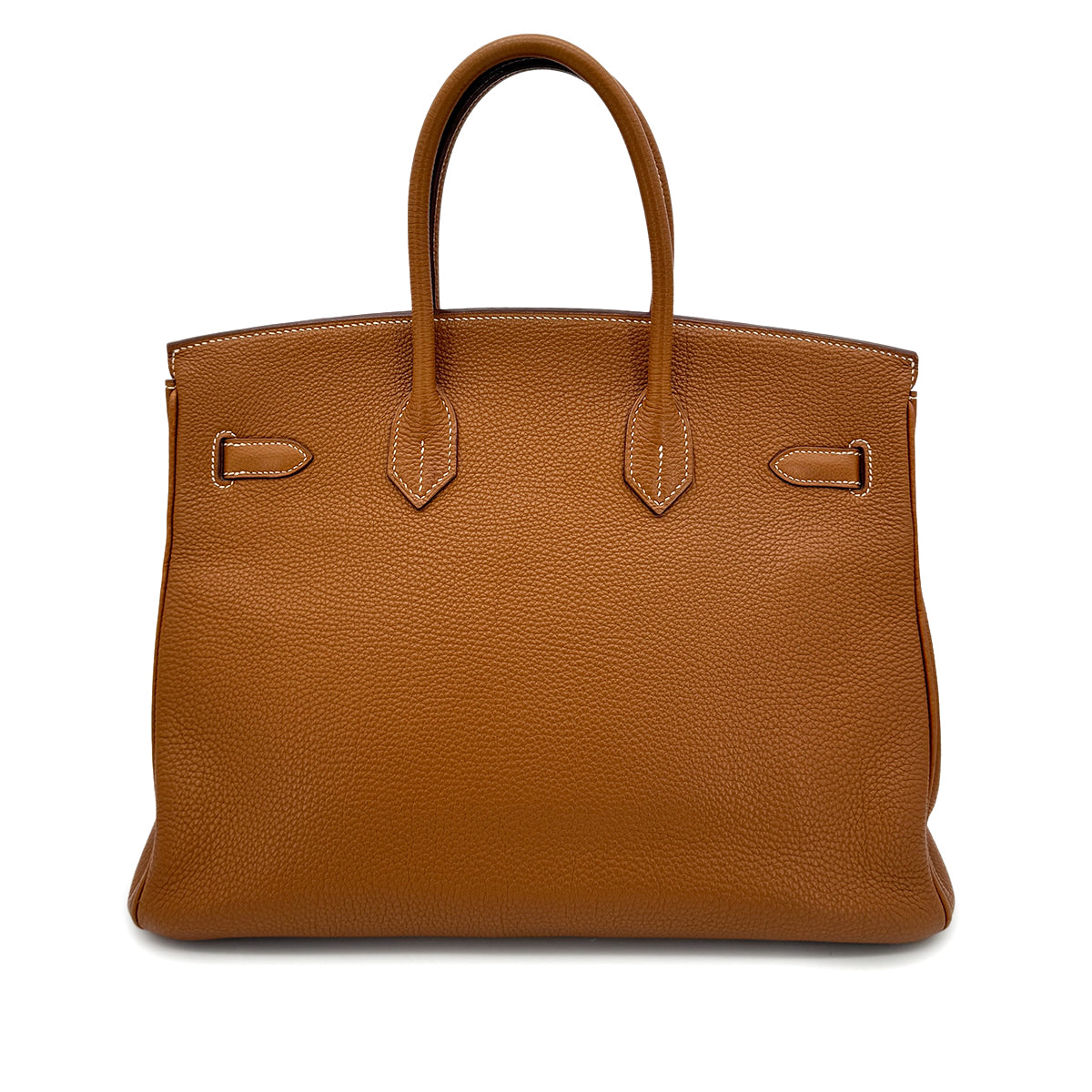 HERMES BIRKIN 35 GOLD TOGO HAND BAG □J GHW 90292816