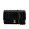 CHANEL VINTAGE DIANA MEDIUM CHAIN SHOULDER BAG BLACK LAMB SKIN 90292819 - PURPOSE