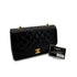CHANEL VINTAGE DIANA MEDIUM CHAIN SHOULDER BAG BLACK LAMB SKIN 90292819 - PURPOSE