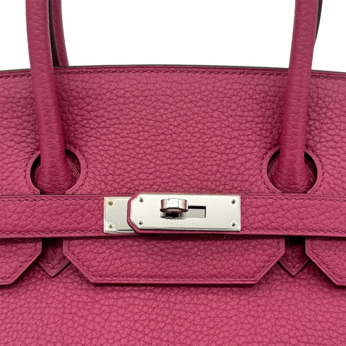 HERMES BIRKIN 35 TOSCA TOGO HAND BAG R PALLADIUM HARDWARE 90292820 - PURPOSE