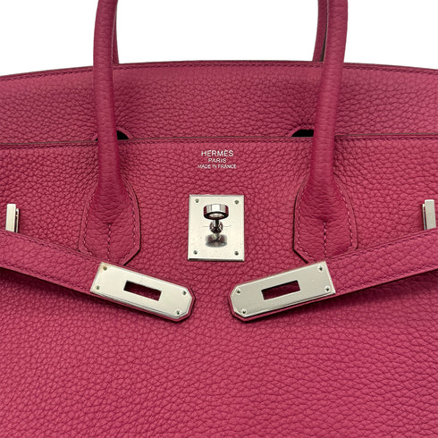 HERMES BIRKIN 35 TOSCA TOGO HAND BAG R PALLADIUM HARDWARE 90292820 - PURPOSE