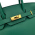 HERMES BIRKIN 30 VERT VERTIGO EVERCOLOR HAND BAG C GOLD HARDWARE 90292866 - PURPOSE