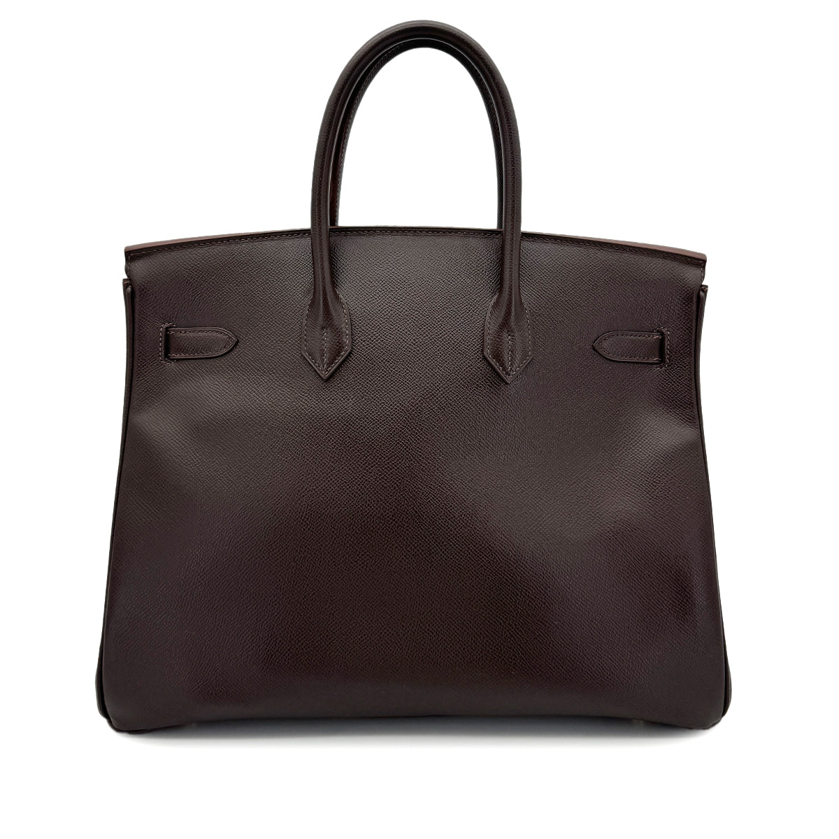 HERMES BIRKIN 35 CHOCOLAT COURCHEVEL HAND BAG □C GHW 90292879