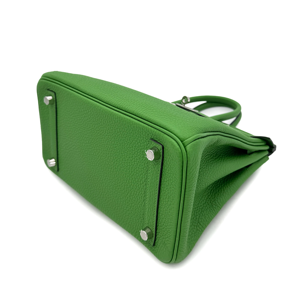 HERMES BIRKIN 25 VERT YUCCA TOGO HAND BAG W SHW 90292880